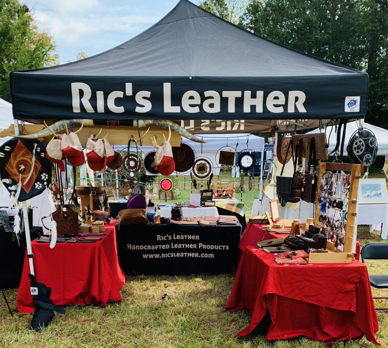 Ric’s Leather at Boone Trail Agricultural Holiday Crafts Festival in ...