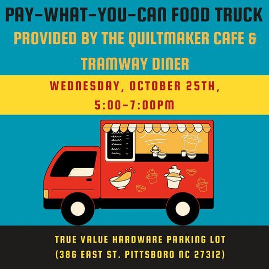 Pay what you can food truck