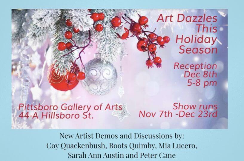 Art Dazzles at Pittsboro Gallery of Arts