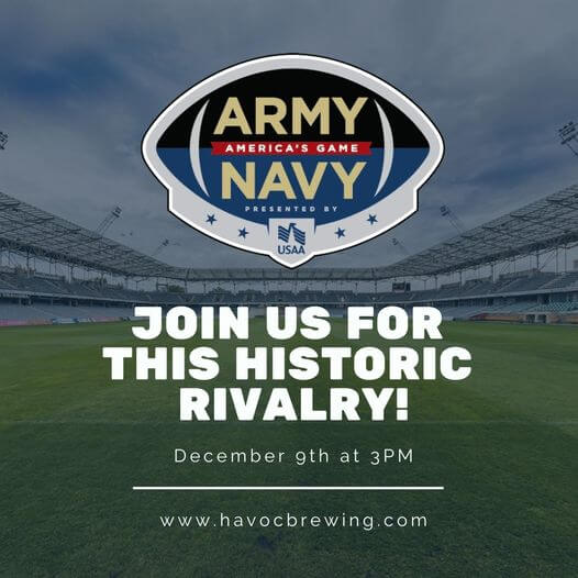 Army-Navy game at Havoc Brewing