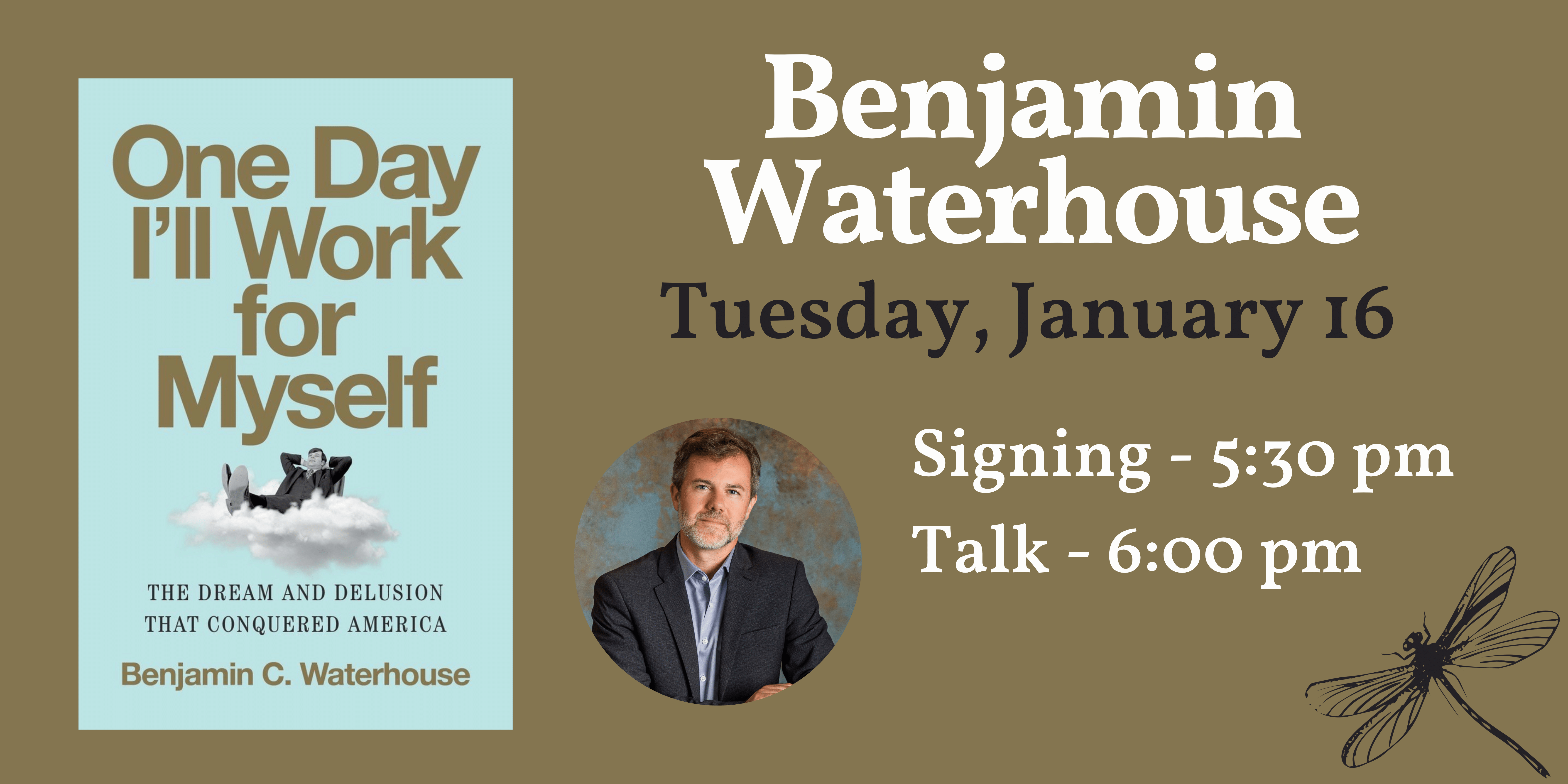 Benjamin Waterhouse at Flyleaf Books