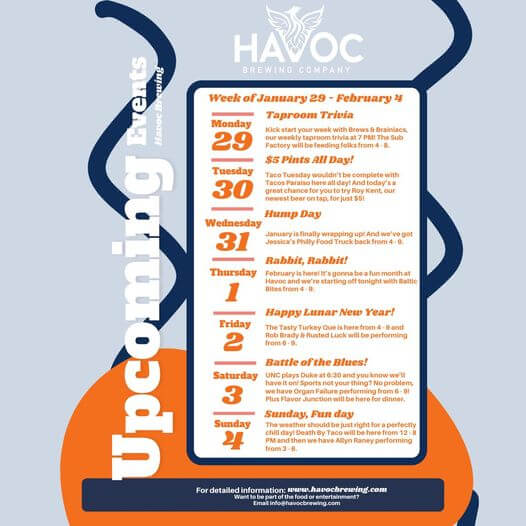 Havoc brewing calendar