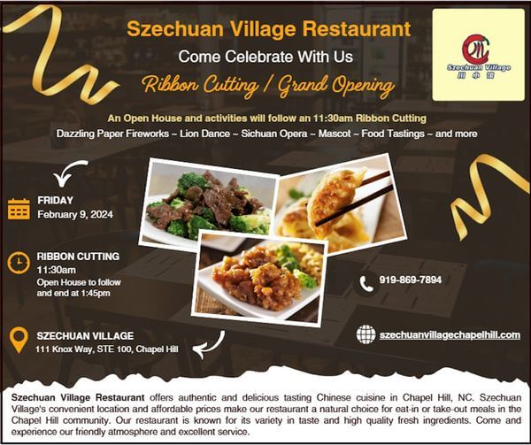 Szechuan Village grand opening