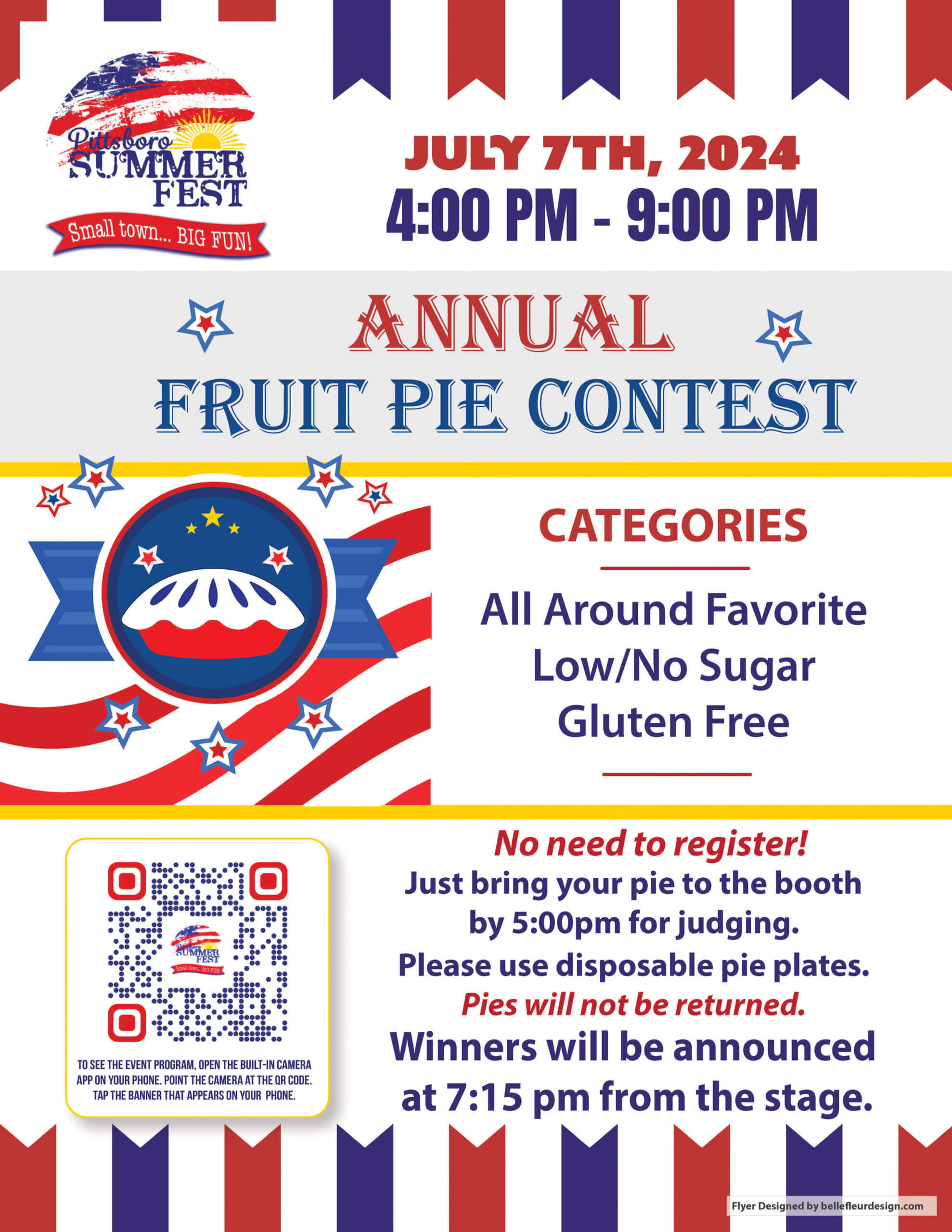 Summer Fest Pie Contest 2024