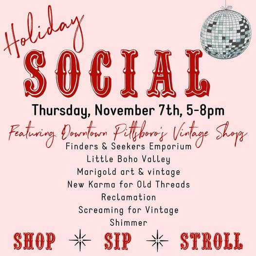 Downtown holiday social