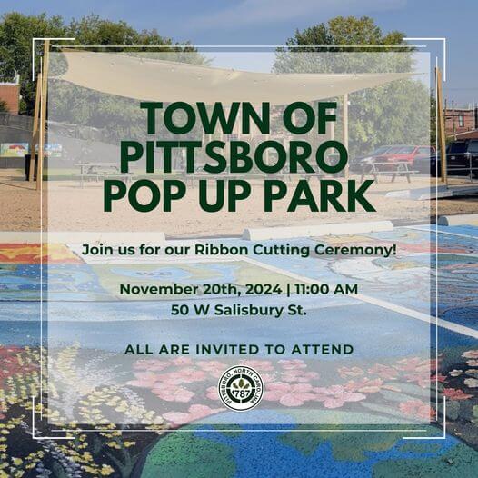 Pop up park opening